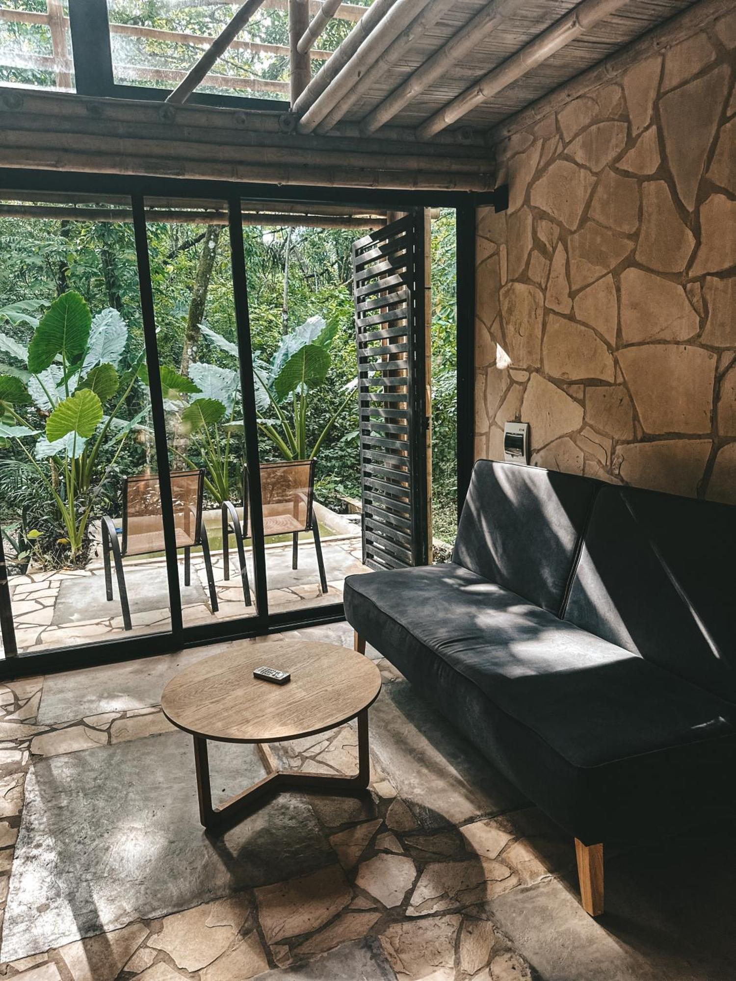 Cabana De Bambu En La Selva Palenque Zewnętrze zdjęcie